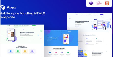 Appz - Mobile App landing HTML5 Template