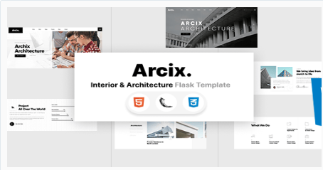 Arcix - Architecture Flask Template