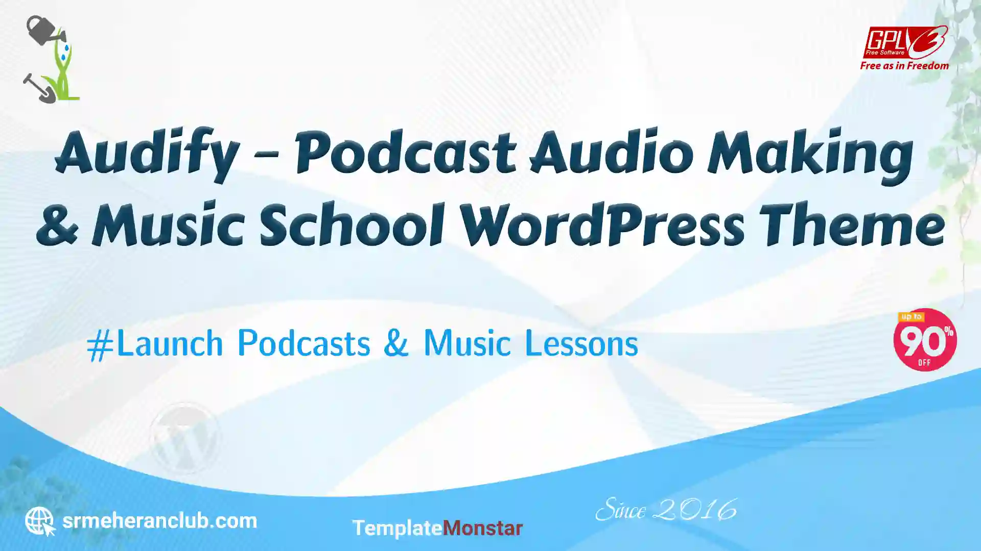 Audify – Podcast Audio Making & Music School WordPress Theme — Theme by Templatemonster