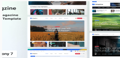 Blogzine Blog & Magazine Symfony 7 Template