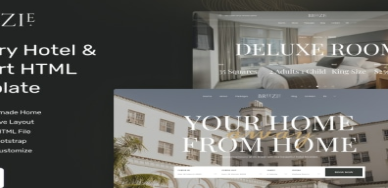 Breezie – Classy Hotel & Resort HTML Template