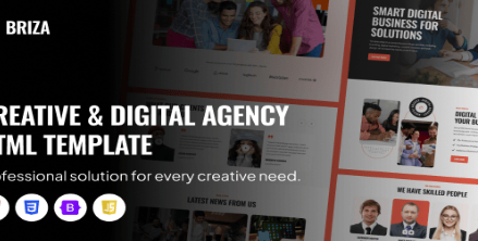 Briza – Creative Digital Agency HTML Template
