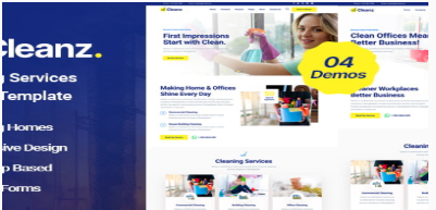 Cleanz | Cleaning Service HTML Template