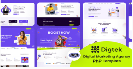 Digital Marketing Agency Php Template