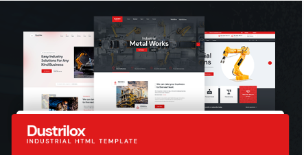 Dustrilox - Factory & Industry HTML5 Template