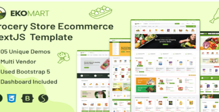 Ekomart - eCommerce React NextJS Template