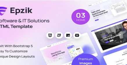 Epzik - Software & IT Solutions HTML Template1.0