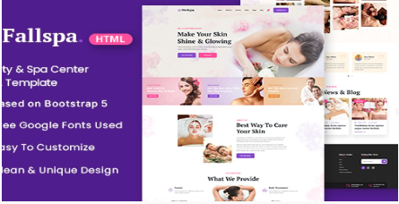 Fallspa - Beauty & Spa Center HTML Template