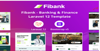 Fibank - Banking & Finance Laravel 12 Template