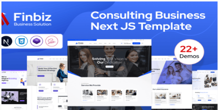 Finbiz - React NextJS Business Template