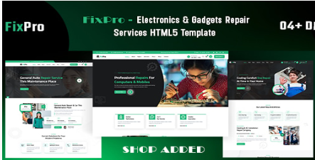 Fixpro -Electronics & Gadgets Repair HTML Template