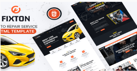 Fixton - Auto Repair Services React and NextJS Tem