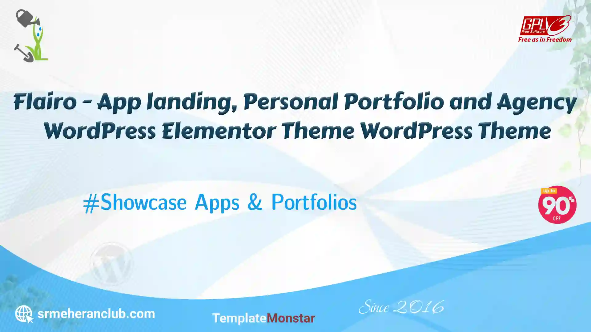 Flairo – App landing, Personal Portfolio and Agency WordPress Elementor Theme WordPress Theme — Theme by Templatemonster