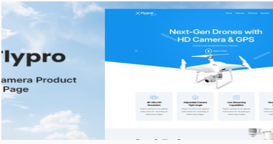 Flypro - Product Landing Page Template