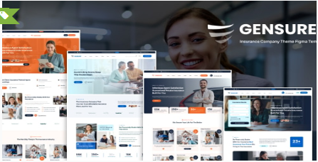 Gensure - Insurance Finance Figma Template