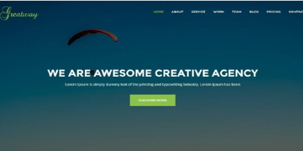 Greatway - Material Design Agency HTML Template