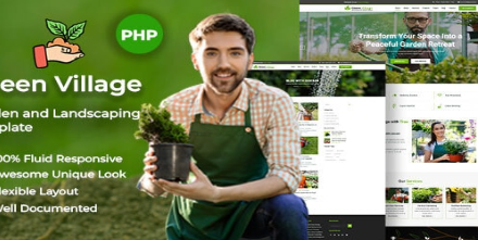 Green Village || Gardening PHP Template