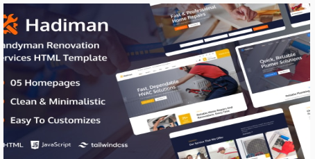 Hadiman - Handyman Renovation Services HTML