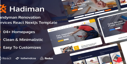 Hadiman - React NextJs Handyman Renovation