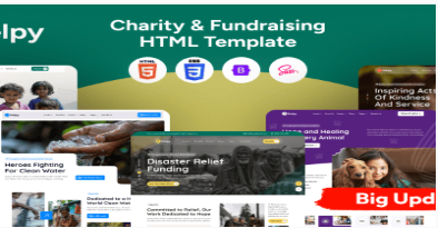 Helpy - Charity And Fundraising Symfony7 Template