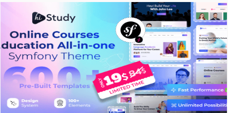 HiStudy Online Courses&Education Symfony Template