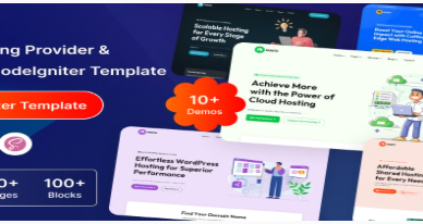 Hostc - Web Hosting Provider WHMCS Flask Template