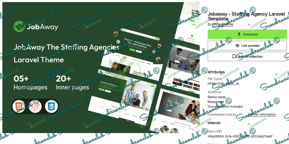 Jobaway - Staffing Agency Laravel Template