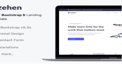 Lizehen – React 18 Bootstrap 5 Landing Page