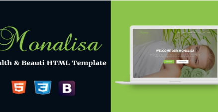 Monalisa - Health & Beauty Parallax HTML Template