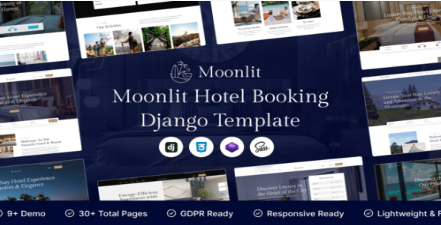Moonlit -Django Hotel Booking Template