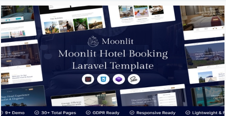 Moonlit -Laravel Hotel Booking Template