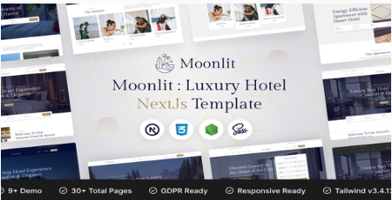 Moonlit - React NextJS Hotel Template