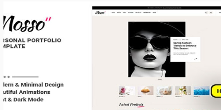 Mosso - Personal Portfolio HTML Template