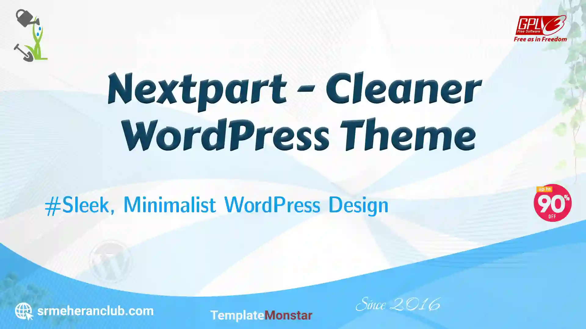 Nextpart – Cleaner WordPress Theme — Theme by Templatemonster