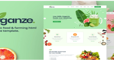 OrganZe Organic Food & Farming HTML Template