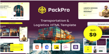 PackPro - Transportation & Logistics Next JS Templ