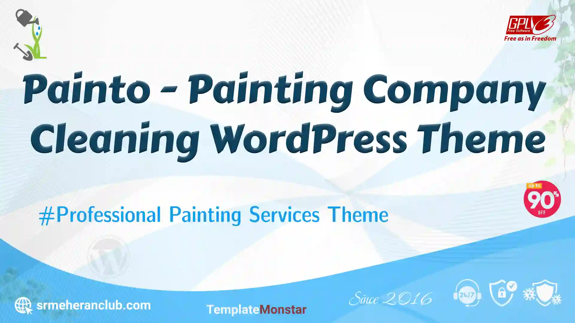 Painto – Painting Company Cleaning WordPress Theme — Theme by Templatemonster