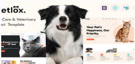Petlox | Pet Care & Veterinary React Template