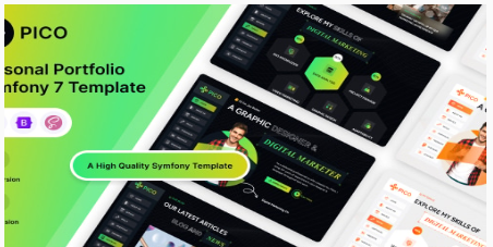 Pico - Personal Portfolio Symfony 7 Template