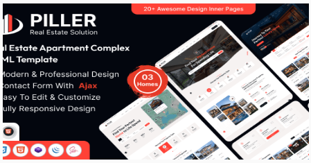 Piller - Real Estate HTML Template