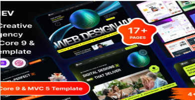 Renev-Digital Agency ASP.Net Core9 & MVC5 Template