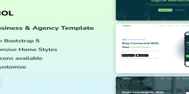 Ronel Bootstrap 5 Responsive Landing Pages