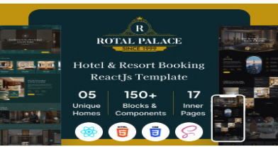 Rotal - Hotel & Resort Booking ReactJs Template