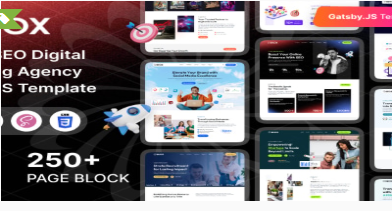 SEOX - GatsbyJS SEO Digital Marketing Agency Web