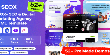 SEOX - SEO & Digital Marketing Agency CodeIgniter