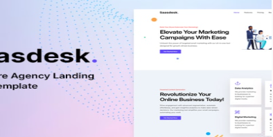 SaasDesk - Saas Startup HTML Template
