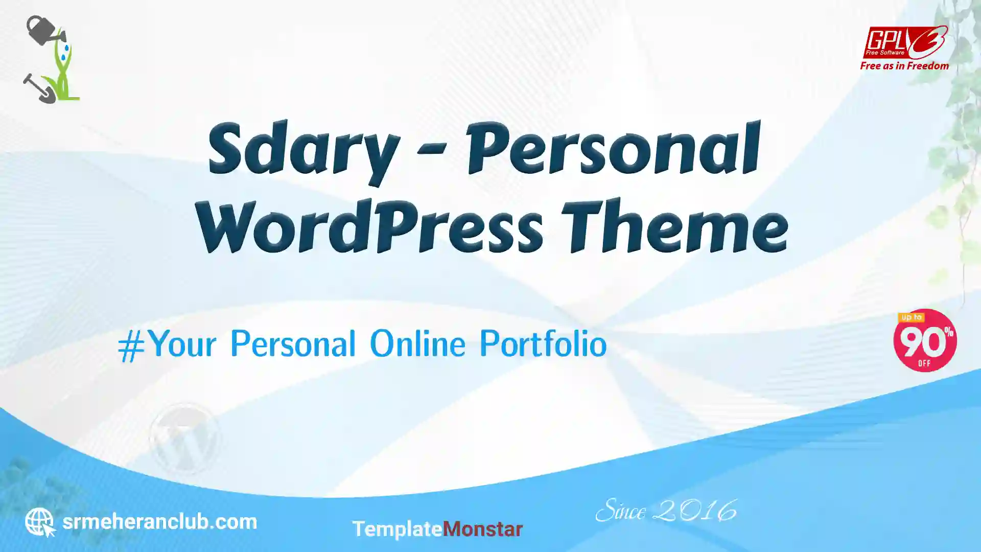 Sdary – Personal WordPress Theme — Theme by Templatemonster
