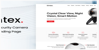 Sintex - Product Landing Page Template