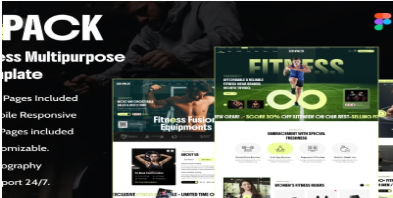 SixPack - Gym & Fitness Figma Template