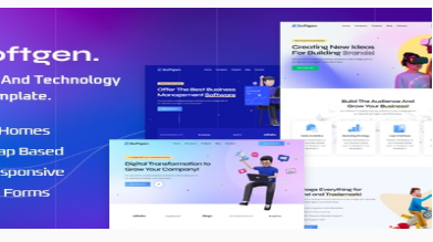 Softgen Software & Technology HTML Template